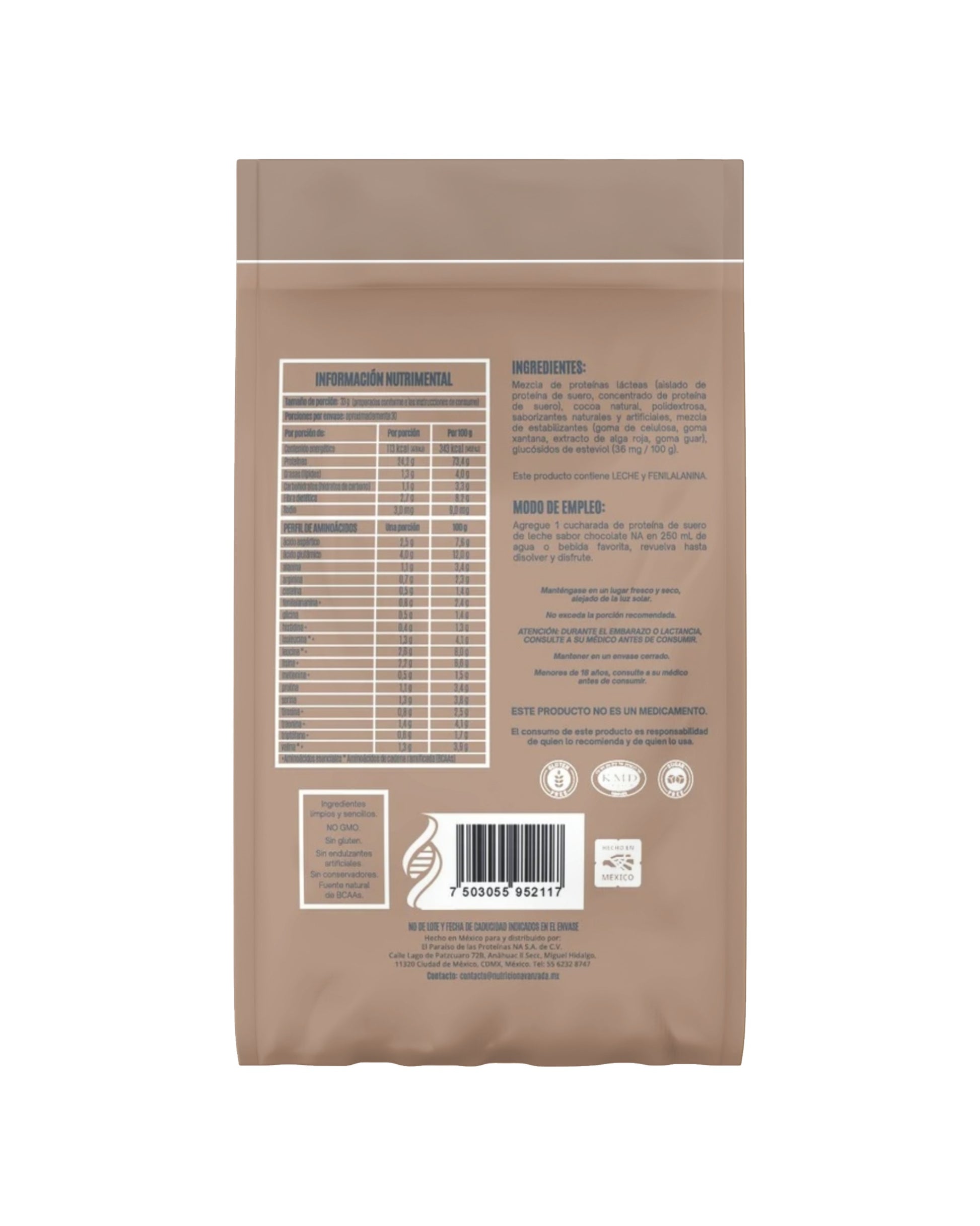 Proteína WHEY Chocolate 1K