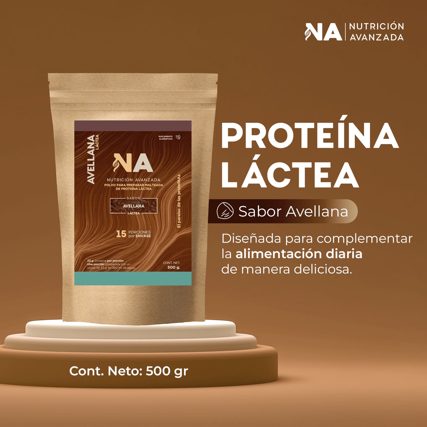 Proteína Láctea Avellana 500g