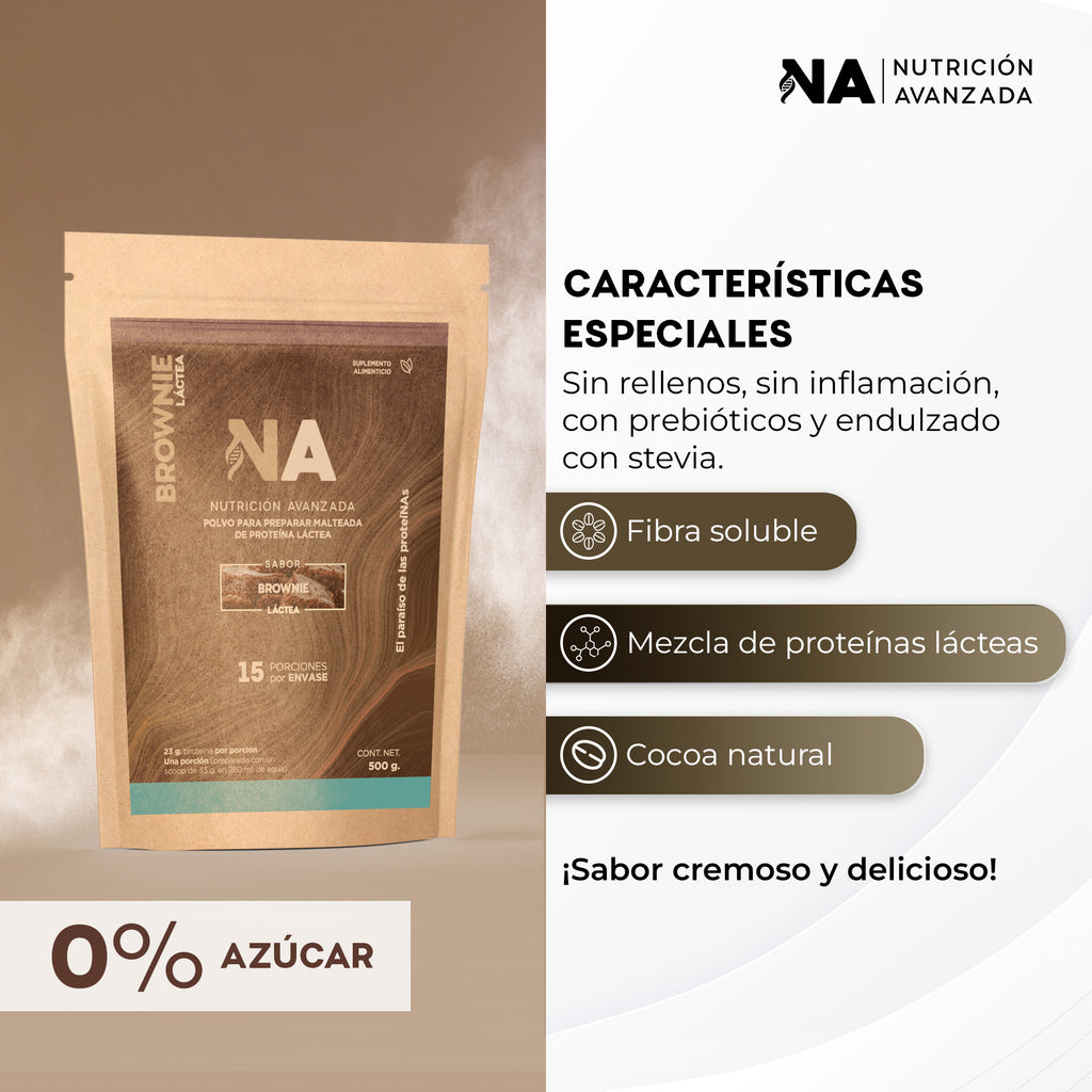 Proteína Láctea Brownie 500G