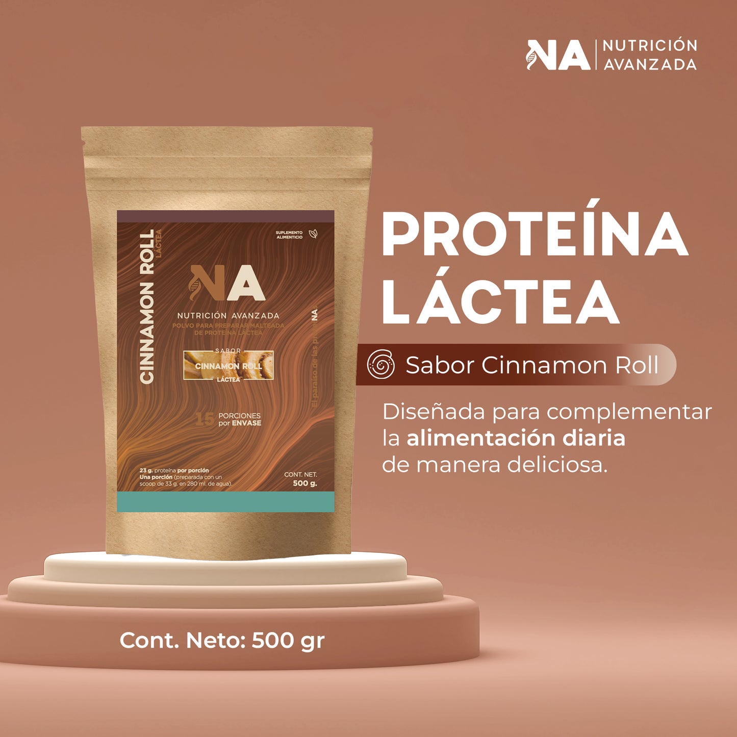Proteína Láctea Cinnamon Roll 500g