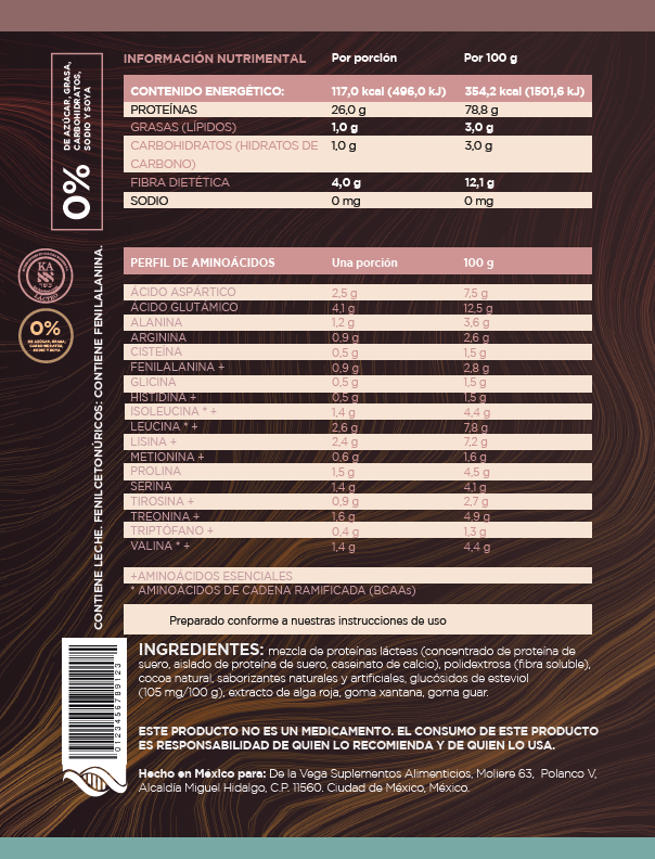 Proteína Láctea Chocolate 500g
