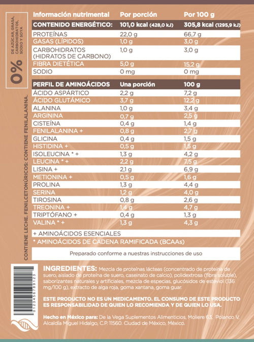 PROTEÍNA LÁCTEA CHAI 500 G