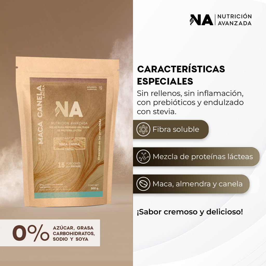 Proteína Láctea Maca Canela 500g