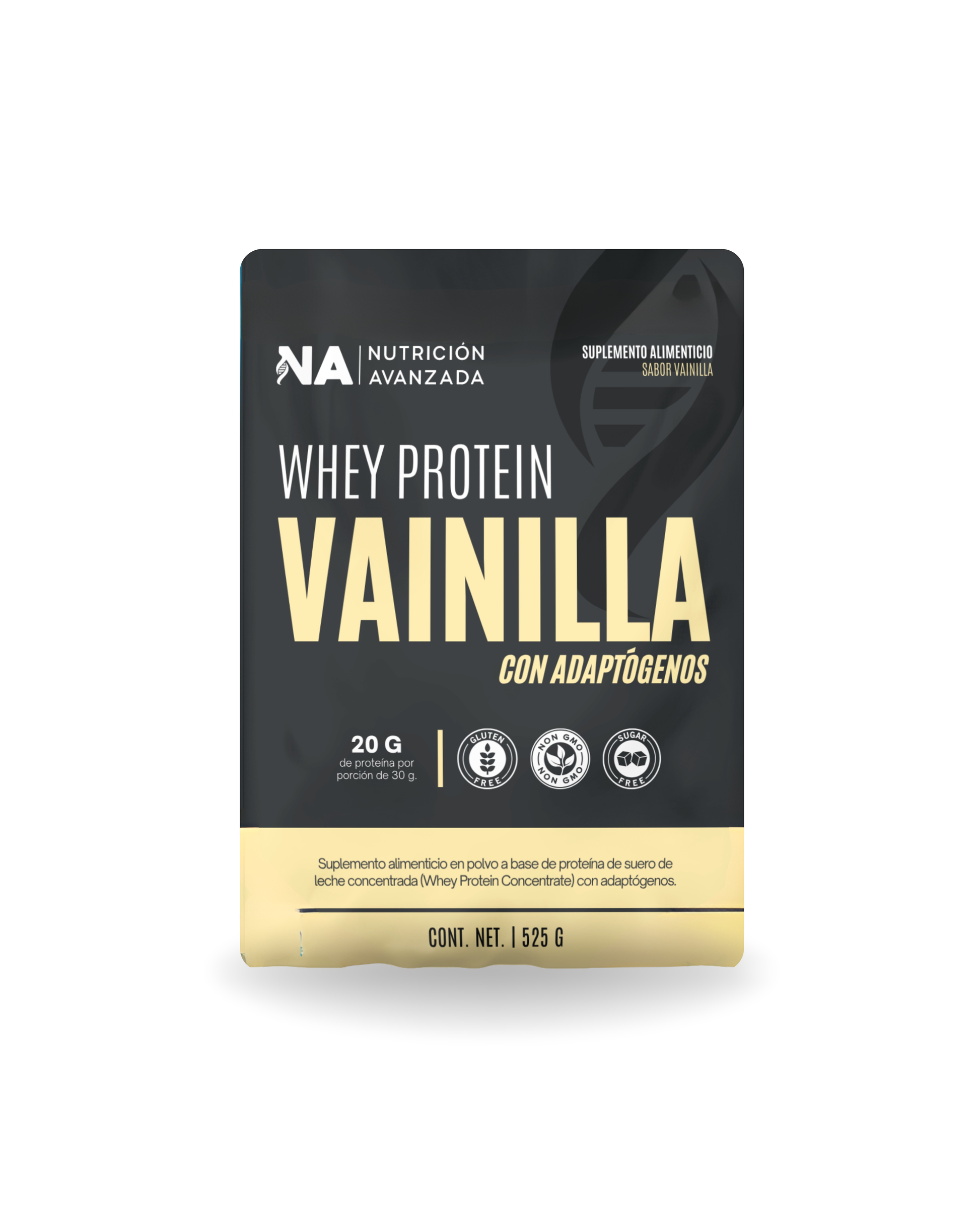 Whey protein con Adaptógenos VAINILLA 525 G.