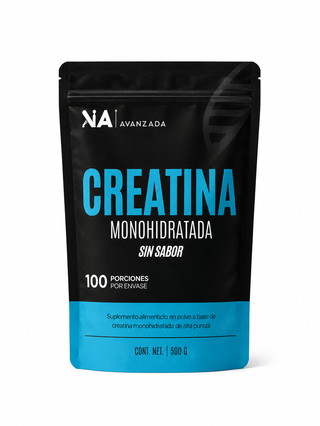 CREATINA MONOHIDRATADA SIN SABOR 500 G