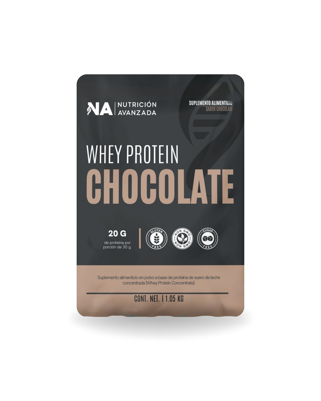 Whey protein CHOCOLATE 1.05 Kg.