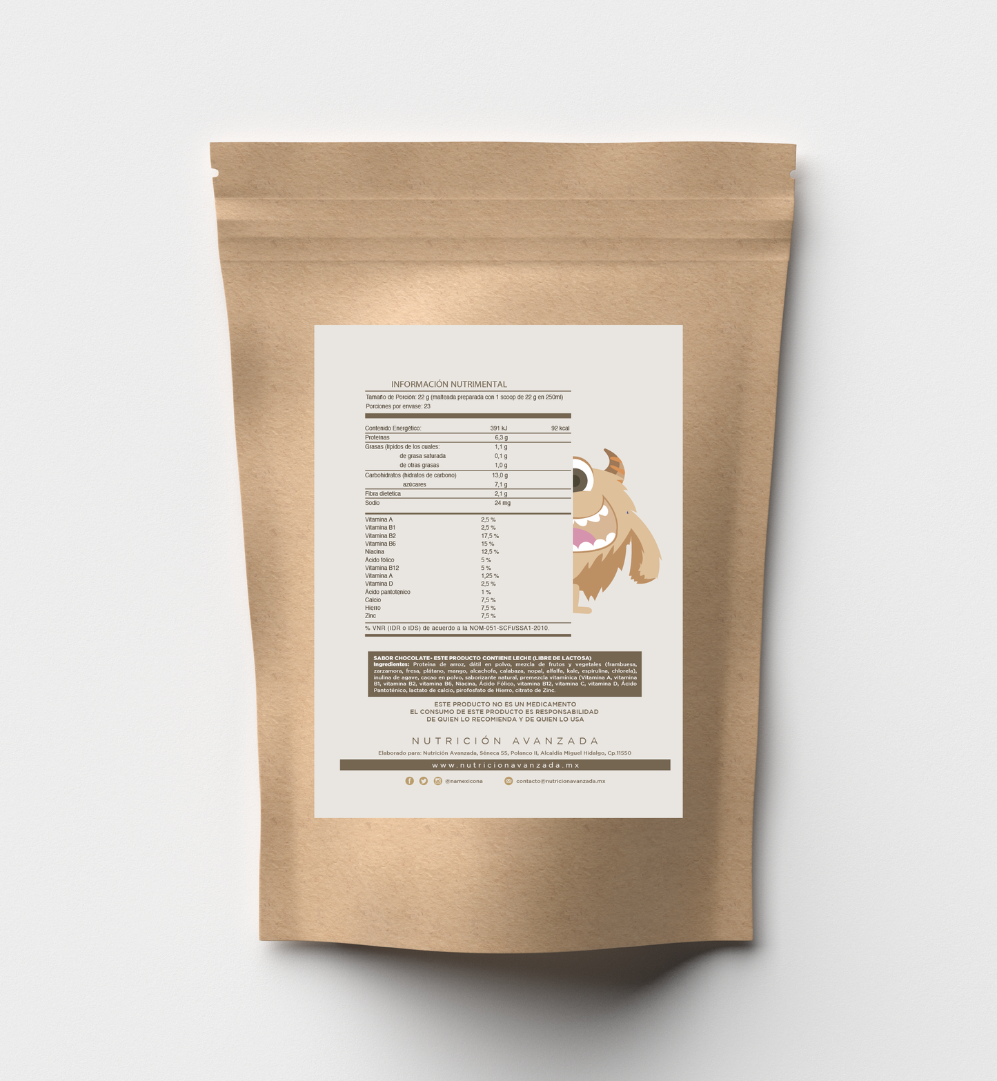 Proteína Vegetal Kids Chocolate